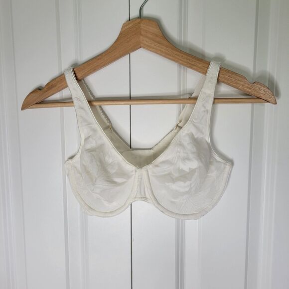 Olga White 34D Unlined Underwire Bra - Picture 1 of 5